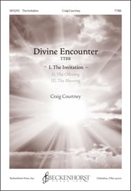 Divine Encounter: I. The Invitation TTBB choral sheet music cover Thumbnail